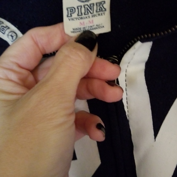 Victoria's secret zip up hoodie - Picture 2 of 4